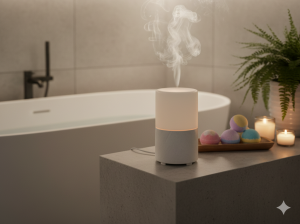 oil diffusers and bath bombs